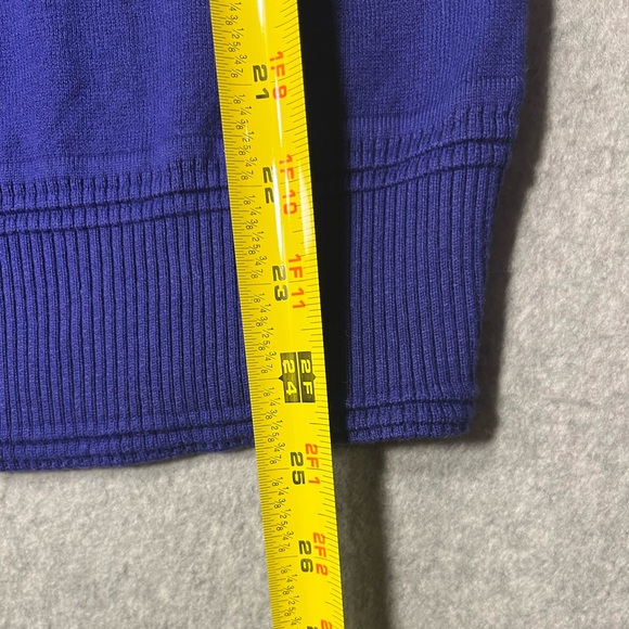 Banana Republic Cardigan V neck Purple Sz Medium - Picture 9 of 9